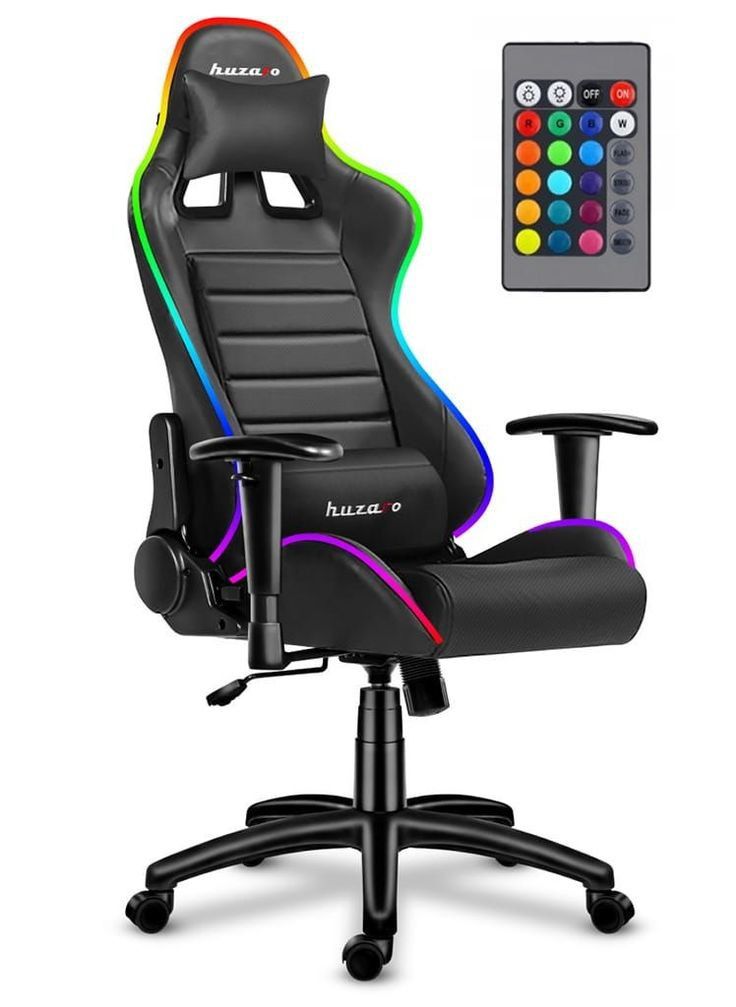 Huzaro Force 6.0 RGB LED Gaming Chair with Remote Control