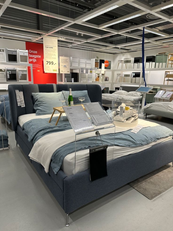 IKEA TUFJORD Upholstered Bed Frame
