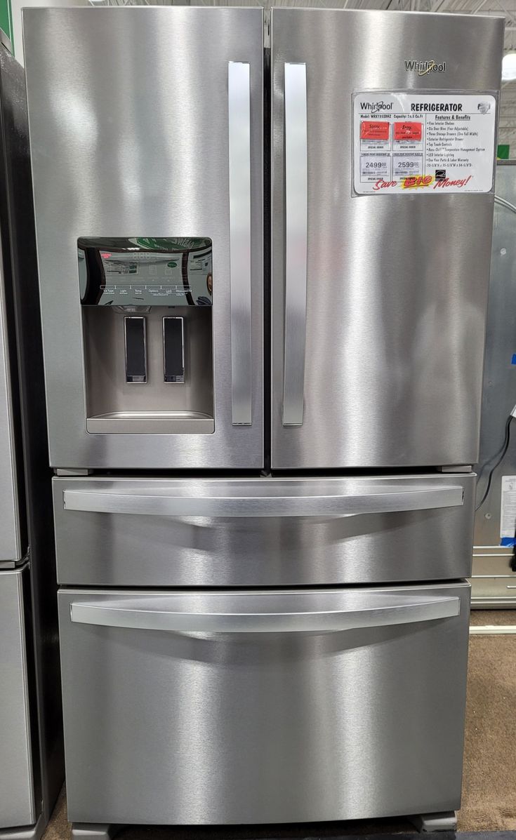Whirlpool 24.5 Cu. Ft. 4-Door French Door Refrigerator