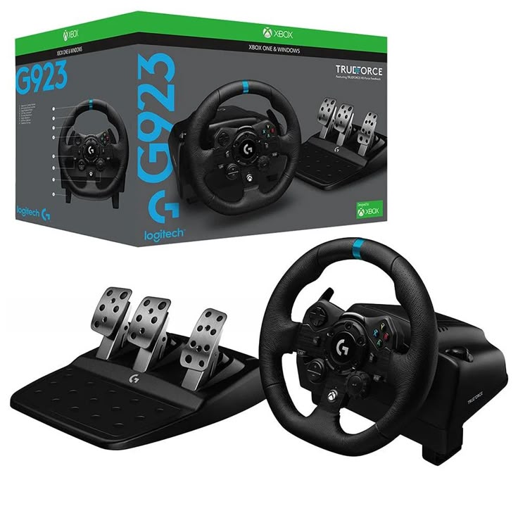 Logitech G923 Racing Wheel and Pedals for Xbox & PC