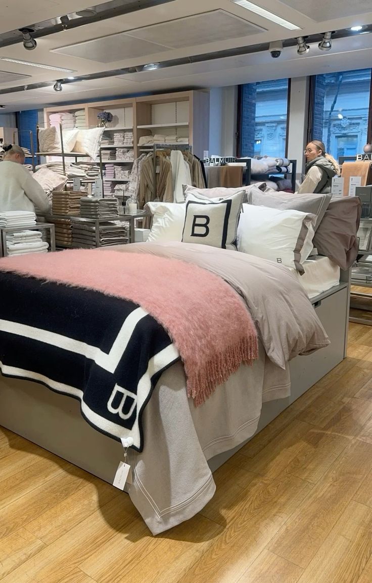 Balmuir Luxury Bedding Set with Monogram Throw and Decorative Pillows