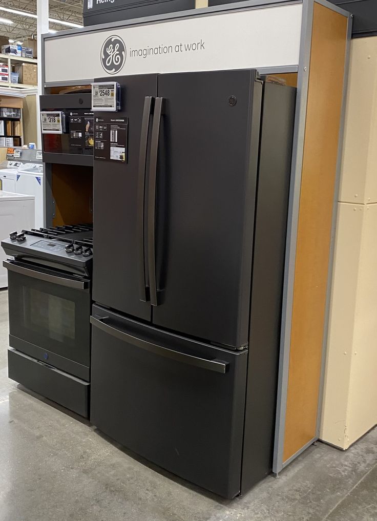 GE Profile French Door Refrigerator - Fingerprint Resistant Black Slate