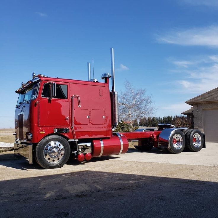 Peterbilt Cabover Semi Truck