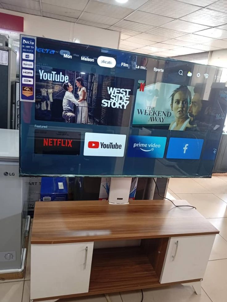 Delta 55-Inch 4K Ultra HD Smart LED TV with Bluetooth & HDMI