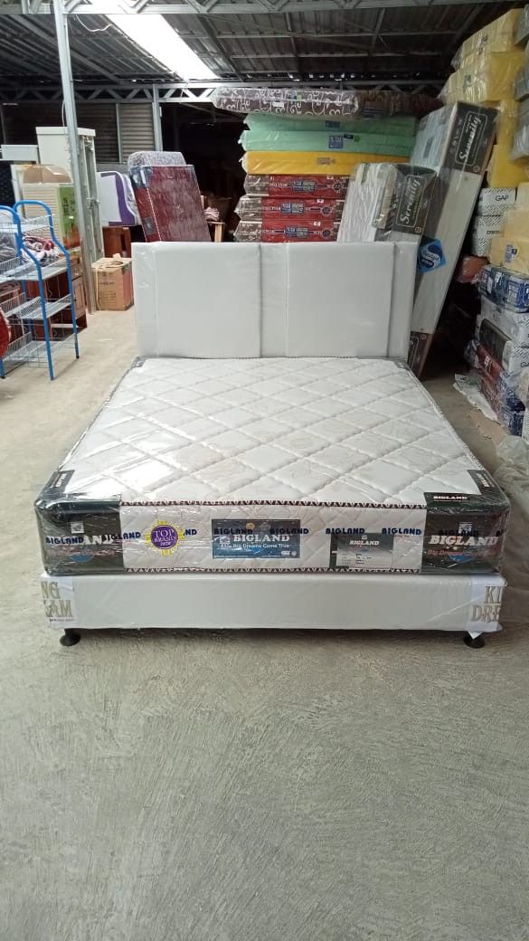 Bigland Queen Size Mattress and Bed Frame Set