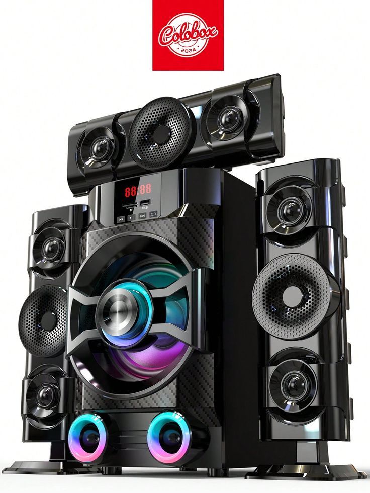 Colobox Multimedia 5.1 Channel Home Theater Speaker System