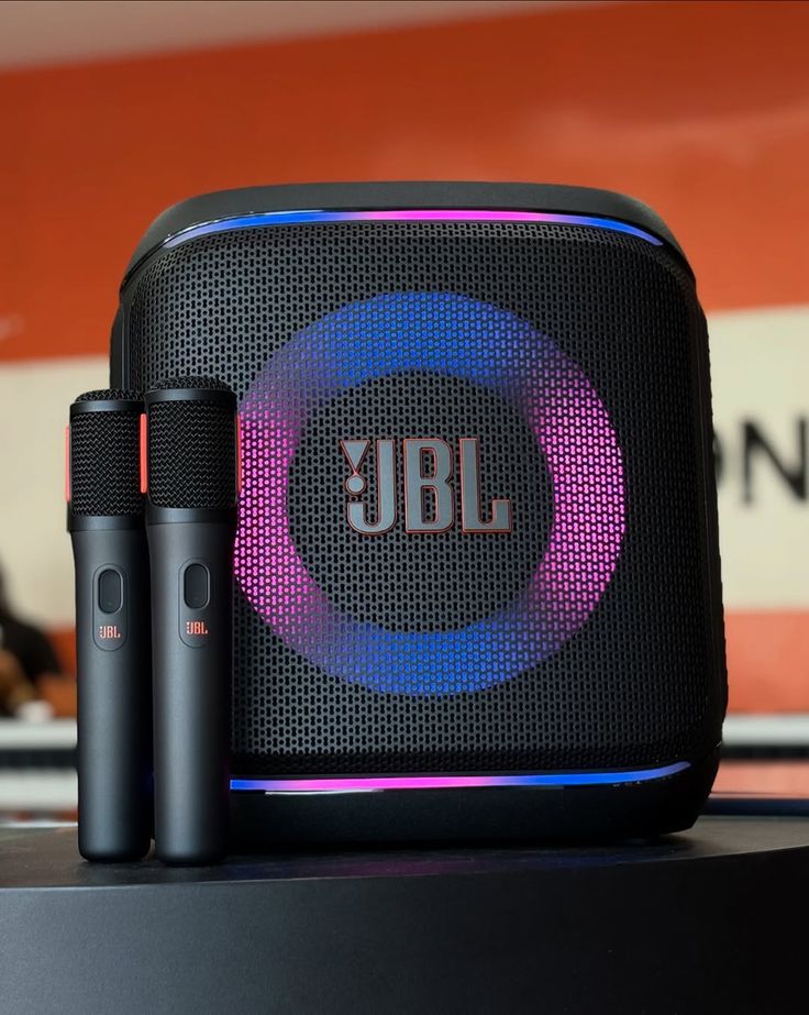 JBL PartyBox Encore Essential 2 Portable Speaker with Wireless Microphones