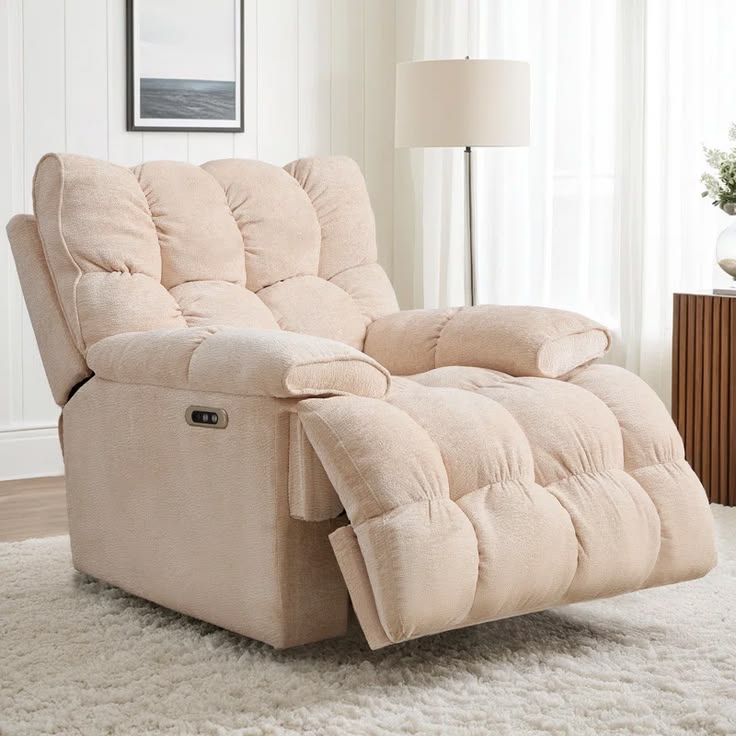 Mercer41 Oversized Swivel Electric Recliner Chair