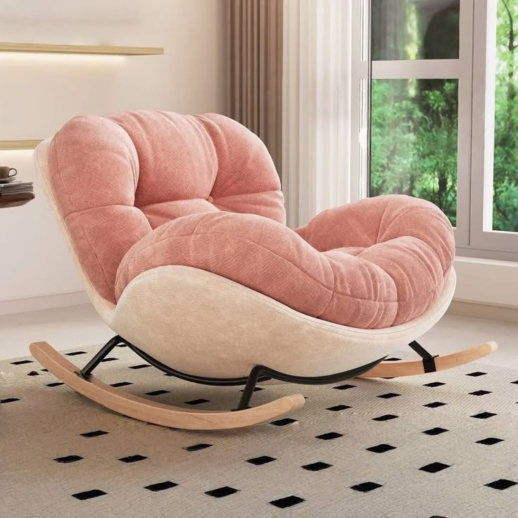 Modern Casual Penguin Rocking Chair Single Sofa