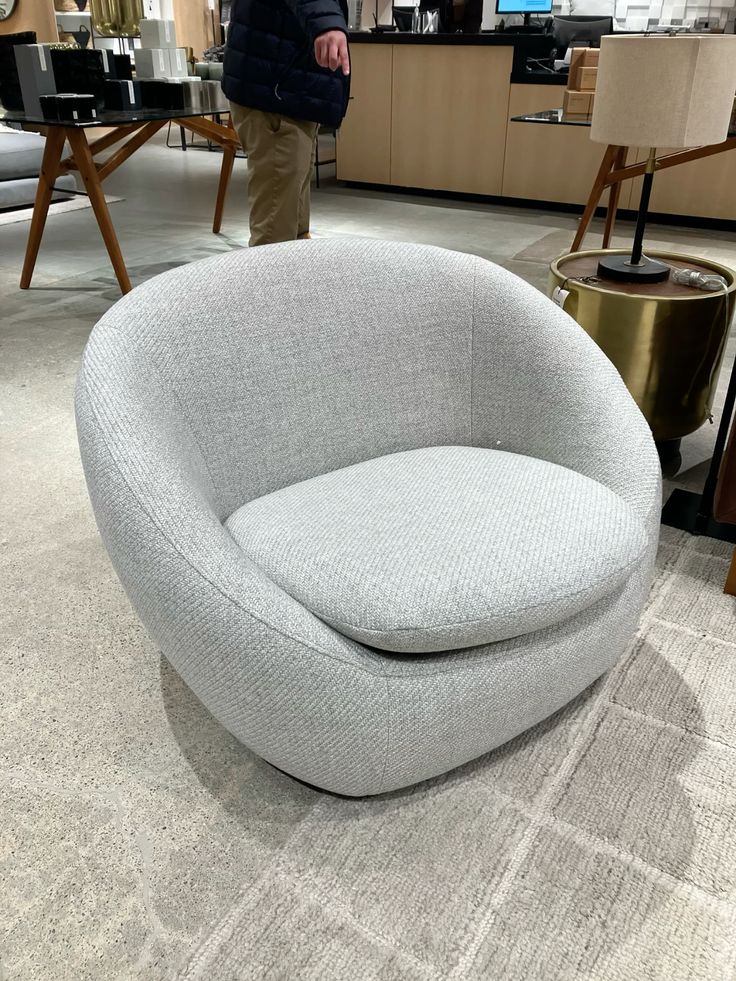 West Elm Cozy Swivel Chair